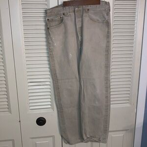 Men's Beige Jeans